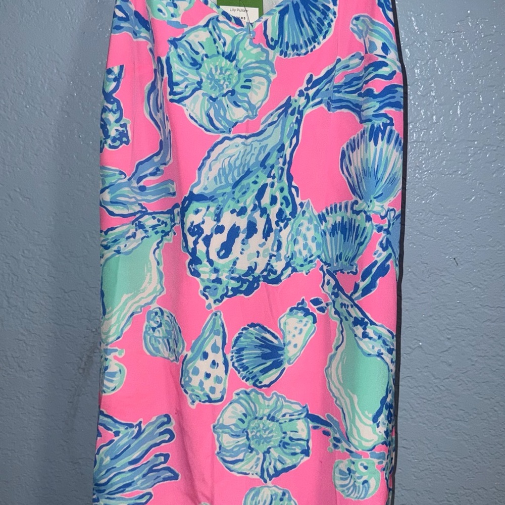 Lilly Pulitzer Pink and Blue Floral Dress